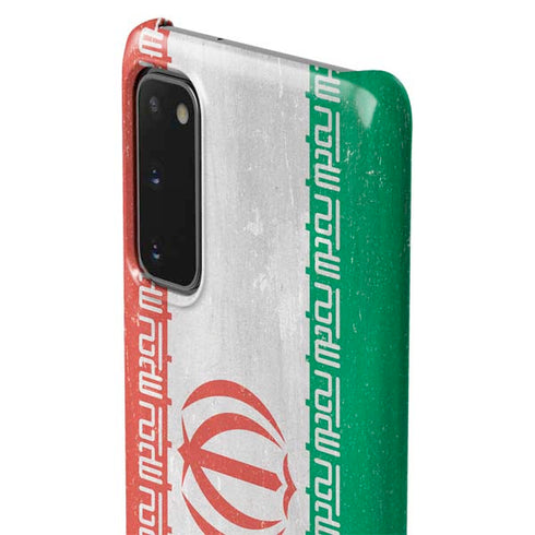 Iran Flag Distressed Galaxy S20 Lite Case
